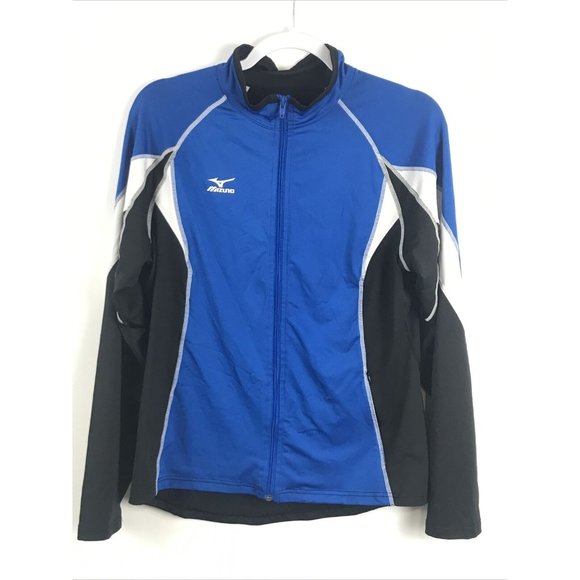 Mizuno DryLite Zip Up Jacket Women's Lightweight Performance Black SZ Large - Picture 1 of 5